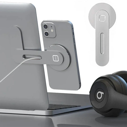 Dual-Screen Magnetic Laptop Attachment for Smartphones