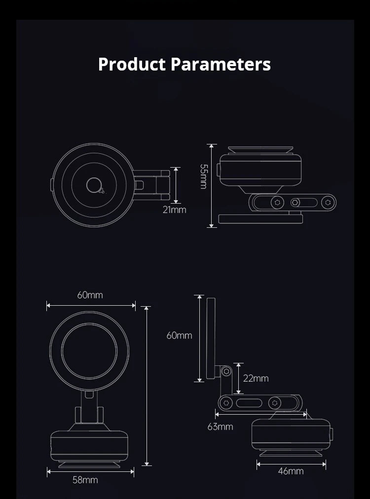 VlogPro - 360° Foldable Magnetic Phone Holder